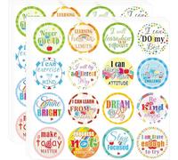 Growth Mindset Stickers 640 Pcs Break Negative Thoughts, Inspire & Encourage with Affirmations & Positive Sayings for Planner, Book, Phone, Car, Bike, Scrapbook