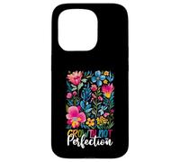 Growth Not Perfection Mindset Statement Case for iPhone 15 Pro