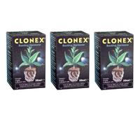 Growth Technology 3 pack of 50ml Clonex Professional Rooting Hormone Gel. Ideal for cuttings, Cloning plants. Total 150ml