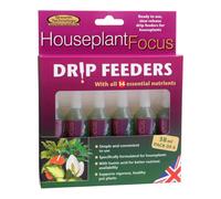 Growth Technology Houseplant Focus Drip Feeders 38Ml X 6 Nutrients For Healthy Indoor Plant Growth