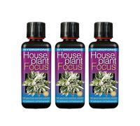 Growth Technology Hydroponic Houseplant Liquid Fertiliser Pack Of 3 All In 300Ml For Water And Semi Hydro Systems Nutrient Solution For Clay Pebbles