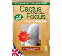 Growth Technology Ltd Cactus & Succulent Focus Peat-Free Repotting Mix 3l