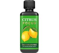 Growth Technology Ltd Citrus Focus Liquid Concentrated Fertiliser 300 ml - For Oranges, Lemons, Mandarins, Limes - Professional Grade Plant Food Concentrate with Kelp Seaweed Extract - Makes 60L Feed