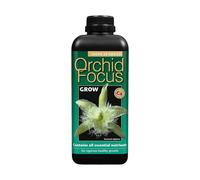 Growth Technology Orchid Focus Grow 1L Fertiliser Urea-Free Mineral Feed For Healthy Leaf & Shoot Growth In Cymbidium & Orchids