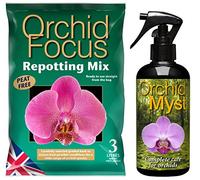 Growth Technology Orchid Myst 300ml and Orchid Repotting Mix and Compost 3L