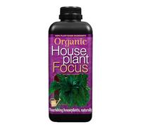 Growth Technology Organic Houseplant Focus Liquid Fertiliser 1L Concentrate Strong Healthy Growth