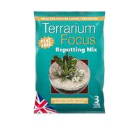 Growth Technology Terrarium Focus Repotting Mix 3L Bag Peat-Free Free-Draining Soil For Plants