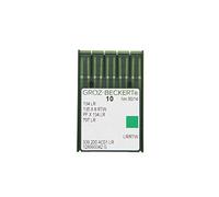 Groz-Beckert Leather Sewing Needles 134 LR with Round Piston and Cutting Tip for Industrial Sewing Machines (Nm. 90/14) Pack of 10