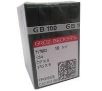 GROZ-BECKERT Needle - 100PCS Groz-Beckert 134R 135X5 DPX5 FFG/SES Point Needles in CKPSMS Clear Plastic Box for Many Industrial Sewing Machines (Needle Size:DPX5 14/90)