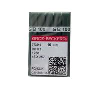 GROZ-BECKERT Needle 100PCS Groz Beckert FG/SUK DBX1 1738 16X257 Sewing Machine Needles Compatible with JUKI DDL,Brother DB2 (14(90))