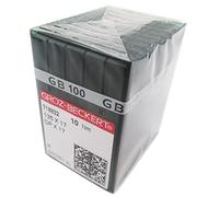 GROZ-BECKERT Needle in CKPSMS Clear Plastic Box- 100 Groz-Beckert 135X17 DPX17 SY3355 for Industrial Walking Foot Machine Needles (Needle Size:DPX17 16/100)