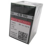 GROZ-BECKERT Needle in CKPSMS Clear Plastic Box- 100 GROZ-BECKERT DBX1 16X257 1738 GEBEDUR Titanium Sewing Machine Needles (16/100)