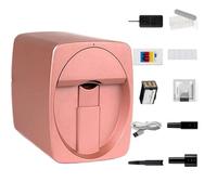 Grpquatsch Automatic Nail Printing Machine, Diy Digital Mobile Nail Printer, With Recognition, 10.1'' Touch Screen, 2400 Dpi, Home Nail Salon For Art And Gifts Standard-Rosegold