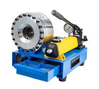 Grpquatsch Handheld Hydraulic Crimping Tool, Handheld Hydraulic Hose Crimping Tool, Hose Crimping Machine With 7 Sets Of Dies,High Pressure Hydraulic Hose Crimper