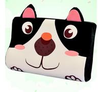 Grpquatsch Neck Support Pillow, Ergonomic Support, Soft Breathable Fabric, Cute Velvet Neck Protection Pillow, Ergonomic Cushion For Sofa, Travel, Home, Cot M-Dog