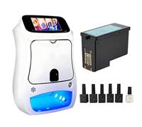 Grpquatsch Touch Screen Nail Printer, Phone Control Digital Nail Art Printer, Automatic Diy Mobile 3d Nail Printer For Home, Shopping Malls, Beauty & Personal Care For Girls' Home Nails