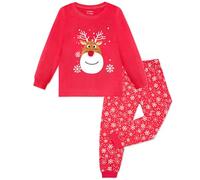 GRPSKCOS Boys Dinosaur Christmas Pajamas Toddler Kids Sleepwear Boys Girls Santa Claus Pajamas Winter Nightwear Kids Clothes(04 Elk 2 Years)