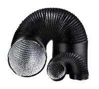 GRRICEPL Flexible Aluminum Ducting, Dryer Vent Exhaust Duct Hose, Industrial PVC Aluminum Foil Air Duct, for Heating Cooling Ventilation And Exhaust(Diameter-280 mm)