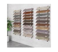 GRRICEPL Floor Tile Display Stand, Large Wall-mounted Sample Rack, Sample Door Stand, Wall Covering Display Stand, Skateboard Storage Rack(Black,140x20cm)