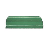 GRRICEPL French Curved Retractable Awning, Outdoor Garden Windows Collapsible Canopy, UV Rain Snow Protection, Easy To Install Customizable Size/Color (Color : Green, Size : 145X60X60CM)