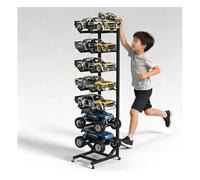 GRRICEPL Model Car & RC Vehicle Display Stand, Multifunctional Model Car Display Rack, Vertical, Multi-Tier Storage & Collection Shelf(30x40x140 cm)