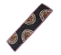 GRRICEPL Pebble Foot Massage Cushion, Acupoint Pebble Foot Pad, Natural Jade Stone Road, Massage Walking Carpet, Rain Flower Stone Floor Mat (Color : Multi-colored-C, Size : 40x150cm)