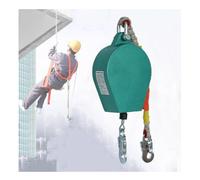 GRRICEPL Self Retracting Lifeline, Retractable Fall Arrester, With Alloy Steel Hook & Aviation Wire Rope, for Construction/Roof Work(300KG/5M)