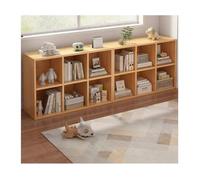 GRRICEPL Wide Bookshelf, Wood Bookshelf, 2 Tier Modern Horizontal Bookcase, Cube Storage Organizer for Bedroom, Living Room, Office (Color : White, Size : 120x30x60cm)