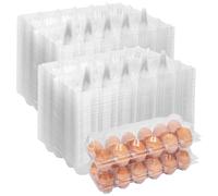 GRRONZEE 120 Pack Egg Cartons Cheap Bulk 12 Count Egg Containers for Chicken Eggs, One Dozen Empty Egg Cartons for Home Ranch Chicken Farm, Commercial Business Market Display, 2x6 Grids