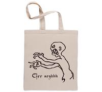 Grrr Argh Monster Shopping Bag Beige Shopping Bag