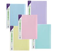 GRS ReBorn Display Book 24 Pocket / 48 sides to view A4 Pastel Asstd- 5 Books