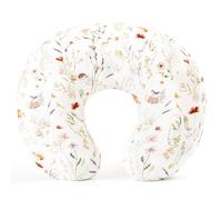 GRSSDER Reversible Nursing Pillow Cover, Ultra Soft Stretchy Minky Removable Nursing Covers Fitted for Breastfeeding Pillows Snug and Safe, Comfortable Slipcover for Girls, Stylish Original Print