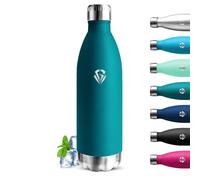 Grsta Stainless Steel Water Bottle, 1 Litre, Cold & Warm, Leak-Proof, BPA-Free, Insulated Flask, Double-Walled, Water Bottle for Camping, Fitness, Office, Travel, Yoga