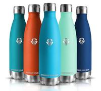 Grsta Stainless Steel Water Bottle, 500 ml, Children's Water Bottle, Double-Walled Vacuum Insulated, Sports Water Bottle, BPA-Free, Thermos Flask, Durable and Scratch-Resistant, Water Bottle for Gym,