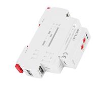 GRT8-A1 AC/DC 12V~240V On Delay Timer Relay,Mini Power Delay Timing Relay DIN Rail Type Time Relay Set by Panel Knob Mounted on 35mm DIN Rail of Wide Time Delay Range,0.1s-10 days