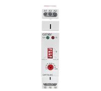 GRT8-EC 10A Dual function Timer Relay on Delay or off Delay Relay AC220V/DC24V AC380V ACDC24V-240V Time Relay(GRT8-EC ACDC24V-240V)