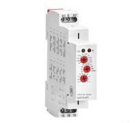 GRT8-M Multi-function for Time Relay 12-240V AC/DC Delay Timer Switch Adjustable 0.1s-10 Days for din Rail Mount Industrial Control Panel(GRT8-M1 W240)