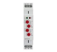 GRT8 S1 Asymmetric Cycle Timer Relay AC DC12 240V with Separate ON OFF Time Setting Super Wide Delay 01s to 100 Days for Periodic Energizing Lighting and Heating Control