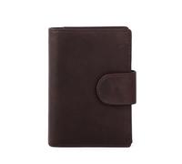 Grtdrm RFID-Blocking Leather Wallet with Multiple Card Slots, Coffee, Fashion