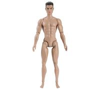 Grtheenumb 1/6 Scale Action Figure|1/6 Scale Action Figure Multi Jointed Posable Male Muscular Body with Head for Display Doll Collection, Beige