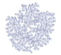 Grtheenumb 100pcs Ear Plugs Replacement Clear Rubber Bullets Soft Earring Safety Backs Ear Earring Keeper, Earring Safety Backs
