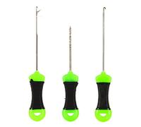 Grtheenumb 3pcs Bait Needle Outdoor Fishing Tackle Rig Tool Compatible with Boilies and Rigs Carp Fishing Tackle Accessory Carp Splicing Needle