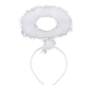Grtheenumb Angel Halo Headbands Angel Headband White Halo Hair band Halloween Christmas Costume Accessory Party Accessories for Adult Teens Girls Women 2 Pack (White) Toys and Games