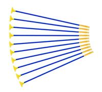 Grtheenumb Archery Set, Suction Cup Arrows 10Pcs Plastic Arrows for Kids 18.5 Inch Archery Set Toys Replacement Practice Toy for Children Adult
