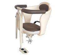 Grtheenumb Baby Bike Seat, Child Bike Seat Front Mount, 360° Fully-enclosed Kids Angle Adjustable with Backrest, Safety Belt for Toddler