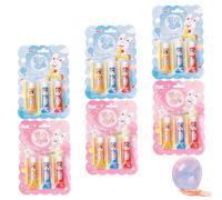 Grtheenumb Bubble Balloons, 18Pcs Plastic Bubbles with Straw, Kids Super Elastic Plastic Balloons, Creative Outdoor Toys for School Projects, Family Activities