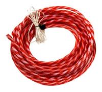 Grtheenumb Candy Cane Lights, Candy Cane Rope Lights Solar-Powered 33ft 200LED with 6.6ft Extension Cable Waterproof Flexible DC 24V Christmas for Holidays