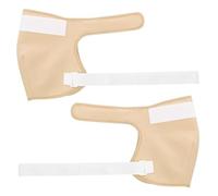 Grtheenumb Castor Oil Wrap, Castor Oil Pack Wrap for Shoulder, 2PCS Reusable Packs, Waterproof Leakproof, Compress with Adjustable Elastic Band