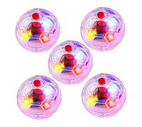 Grtheenumb Cat Balls, 5 PCS Cat Ball Motion Ghost Light Up Balls LED Motion Activated Ball Light Up Dog Interactive Toys