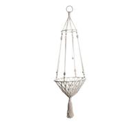 Grtheenumb Cat Swing, Boho Style Cat Hammock with Tassel, Sturdy Space Saving Portable Hanging Bed for Sleeping, for Sleeping, Playing and Lounging